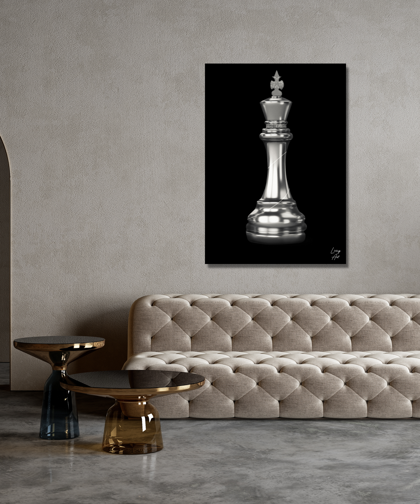 Chess King Silver